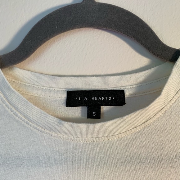 Pacsun LA Hearts Milano Ciao Bella Cream Tee - Picture 4 of 4